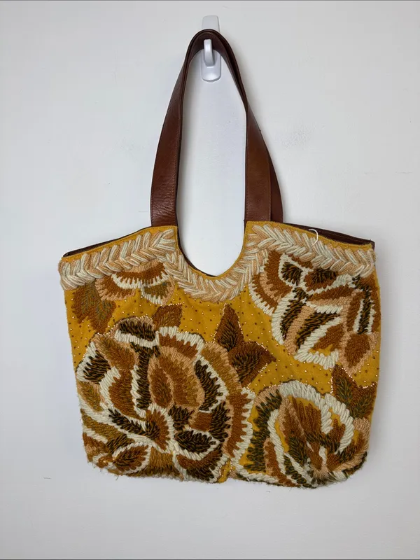 Anthropologie Floral Tote, Boho, Hippie - Image 2