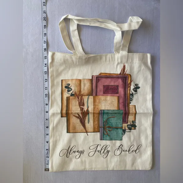 Always Fully Booked Totebag‎ 16x14 inch - Image 4