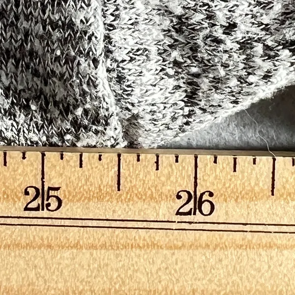 1196 |‎ Garage Grey Marled Knit Open Front Pocket Cardigan Sweater Women XS - Image 4