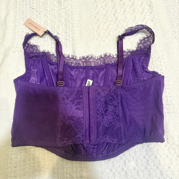 Victoria's Secret large Dream Angels lace corset top BC 3192 - Image 11