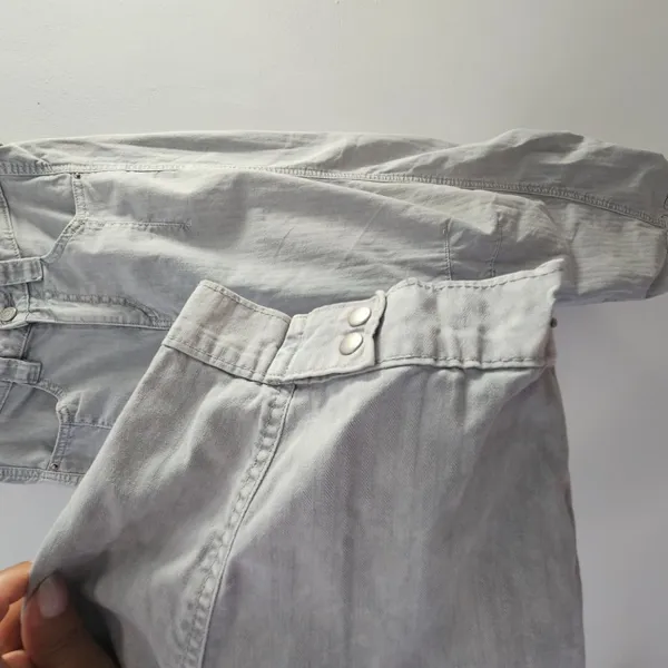 BDG Urban Outfitters Grey Baggy Denim Pants Size 4 - Image 6