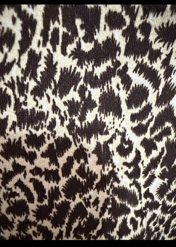 Cato Brown animal pattern lace tank top- large. **Refer to measurements for actual size as tag removed. Gently warn and very good condition. Large is estimated at 19” from armpit to armpit x 23”. Non-smoking home. priced to sell at as is condition. Don’t like my price, make reasonable offer! And thank you for checking my closet. - Image 6