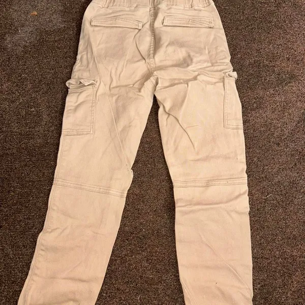Unbranded Women's Cream and Tan Trousers - Image 2