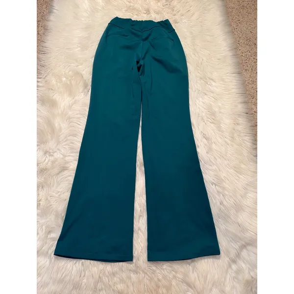 Halara Womens Sz XS Tall Pull On Wide Leg Pant Teal Blue Green High Rise 0270389 - Image 5