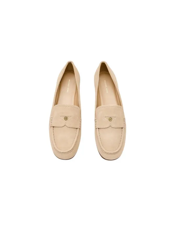 NWT Michael Michael Kors Womens Jennings Suede Loafer 40S6JNFP1S Khaki Brown 9M - Image 2