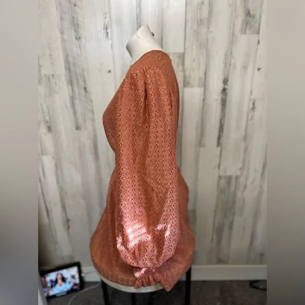 Missvishne orange dress Orange - Image 3