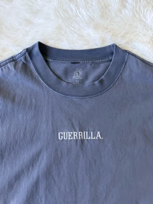 Guerilla Men’s Tshirt Blue Size M - Image 2