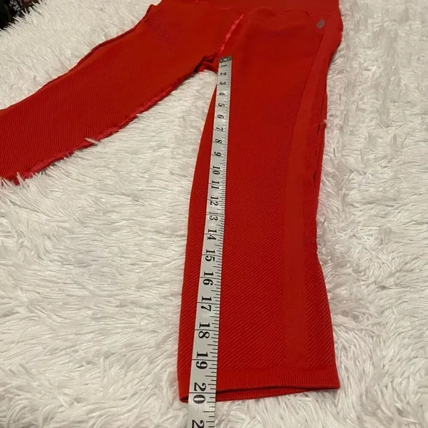 FP Movement Free Throw Legging in Ripe Persimmon Red Orange Large - Image 7