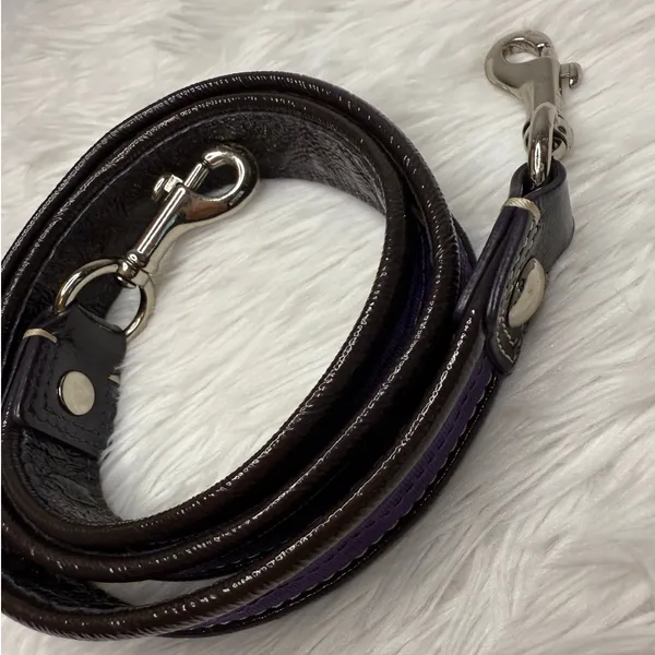 COACH Poppy Replacement Patent Leather Strap Shoulder Strap - Image 5