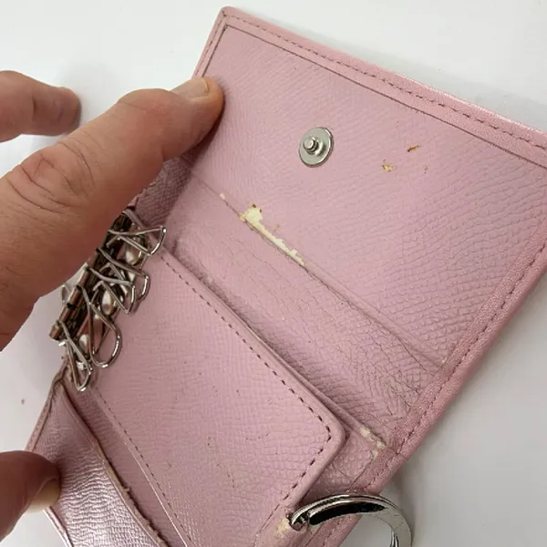 Coach 6-Ring Key Case Beige Signature C Canvas Key Case - Image 8