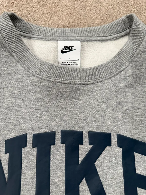 Nike Varsity Crewneck Phoenix Fleece Oversized Sweatshirt - Image 2
