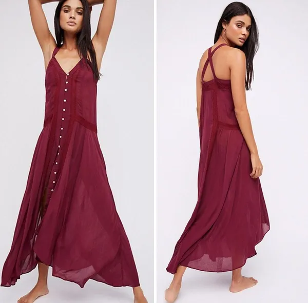 Free People Intimately Kimmi Maxi Slip Dress - Image 3