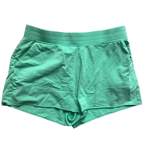 Womens JoyLab Lightweight Mint Green French Terry Shorts 2" - Sz L - Image 2