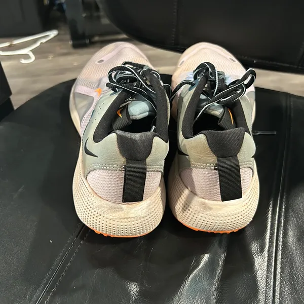 Nike React Sneakers in Black, White, and Orange Running shoes - Image 5