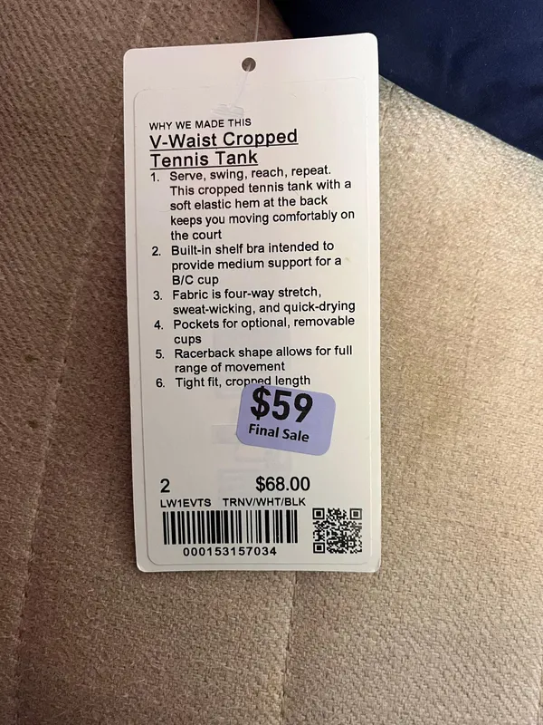 Lululemon Tank Bra - Image 5