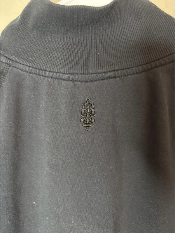 Free People Movement Black Ribbed Mock Neck Long Sleeve Pullover Sweatshirt - Image 4