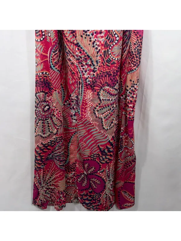 Tommy Bahama Carnival Lights Chiffon Maxi Dress Size Medium NWT - Image 4