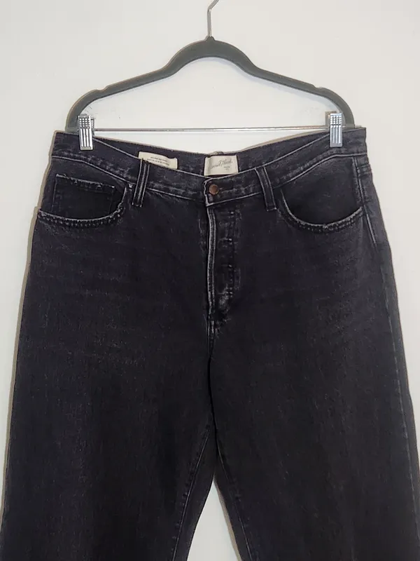 Universal Threads Womens Black 90s Baggy Jeans Size 12 Short - Image 2