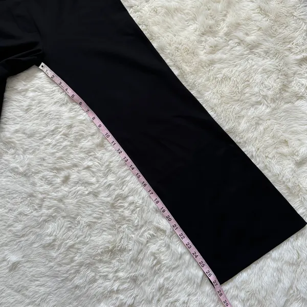 Betabrand Pants Boot-Cut Classic Dress Pant Yoga Pants Black Short Petite M - Image 12