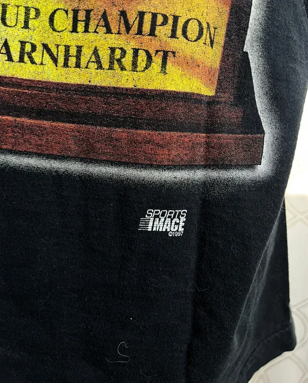 Vintage 1998 Dale Earnhardt Racing Championship Competitors Circle Single Stitch Short Sleeve Tee Shirt - Image 5