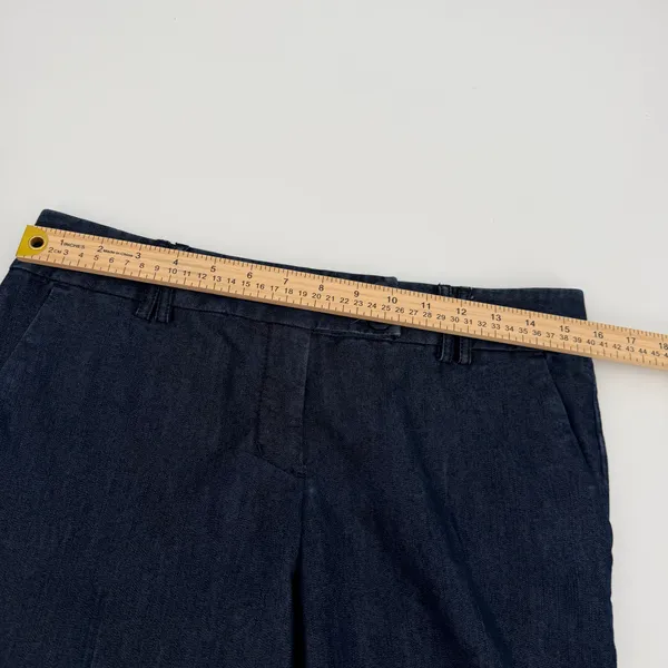 Express Pants Women’s 6 R Dark Blue Editor Trouser Jean Career Tailored - Image 7