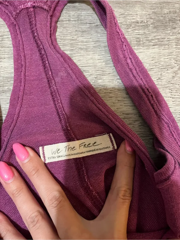 FREE PEOPLE We The Free Karri Swing Tank in Dahlia Mauve - Image 6