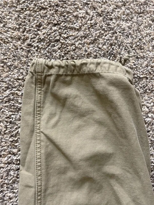 TNA Olive Green Drawstring Joggers - Image 3