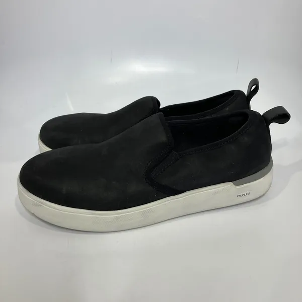 Rockport works black leather loafers slip on‎ shoes women's size 8W casual - Image 6