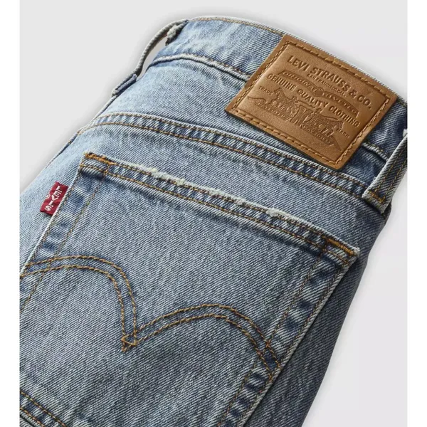 Levi's 28x28 Premium Wedgie Straight Ankle Women's Jeans Invest Access Med Wash - Image 6