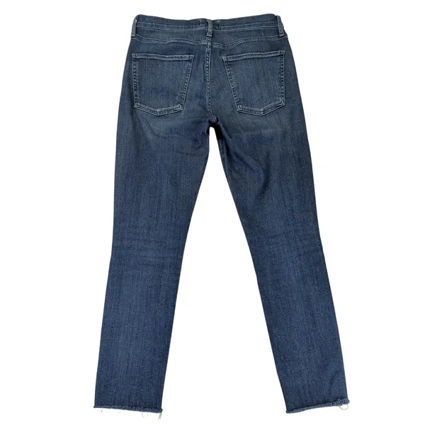 AGOLDE Sophie High Rise Skinny Jeans Dark Wash Raw‎ Hem A018-3005 Womens 27 - Image 2