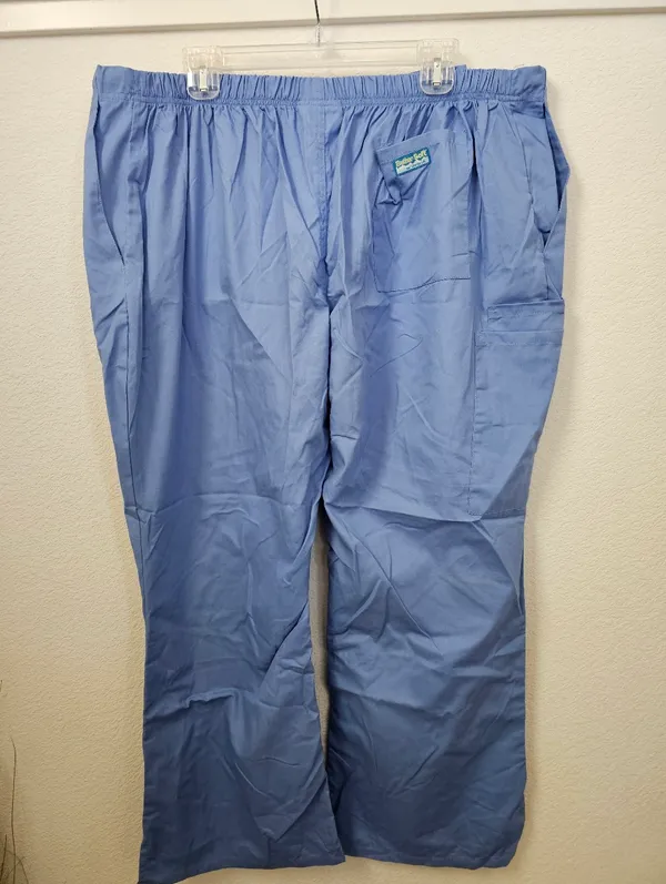 Butter-Soft Scrubs by UA Ceil Blue Drawstring Pants - NWT - Image 2