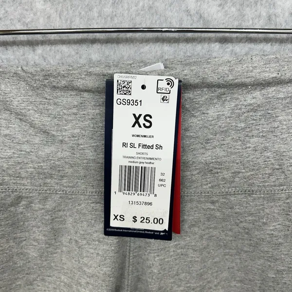 Reebok Women’s Size X-Small Gray Ri Sl Sitted Shorts - Image 3