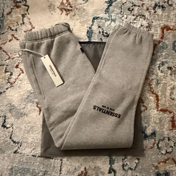 Essentials Fear Of God Sweatpants Dark Oatmeal medium - Image 5