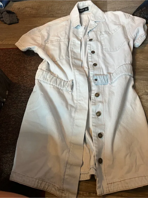 Lioness light blue denim dress size small - Image 5