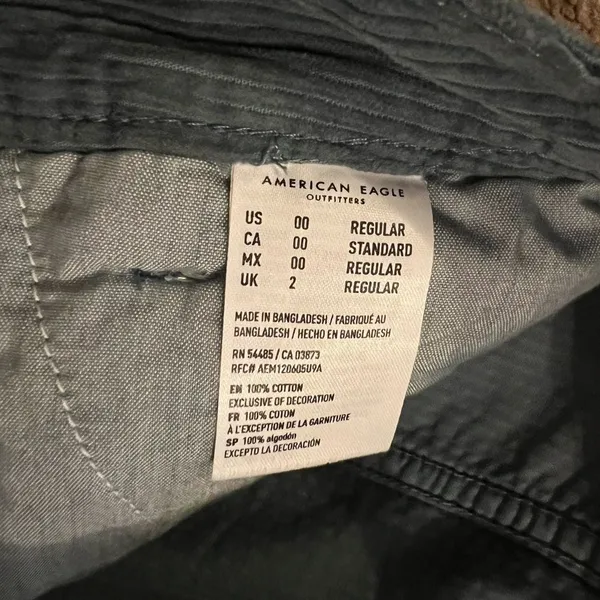 american eagle corduroy mini skirt‎ 00 - Image 5