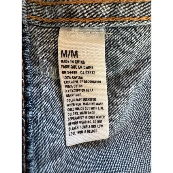 American Eagle 100% Cotton Medium Wash Denim Jacket - Image 9