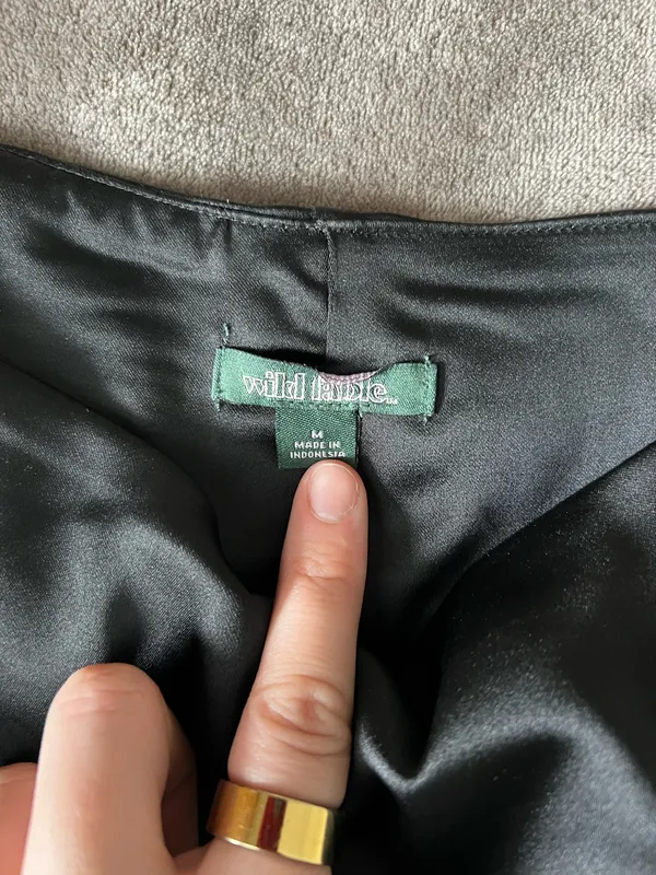 Wild Fable Satin Mini Skirt - Image 3