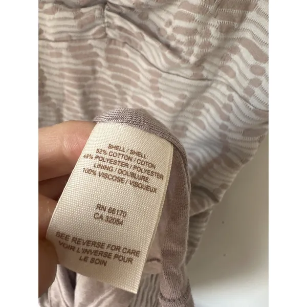 Free People Medium Womens Dress Floral Bodycon Textured Tank Gray Cotton Blend - Image 7