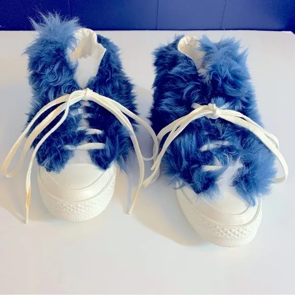 Converse x‎ Ambush Chuck 70 Fuzzy High Navy White - Image 4