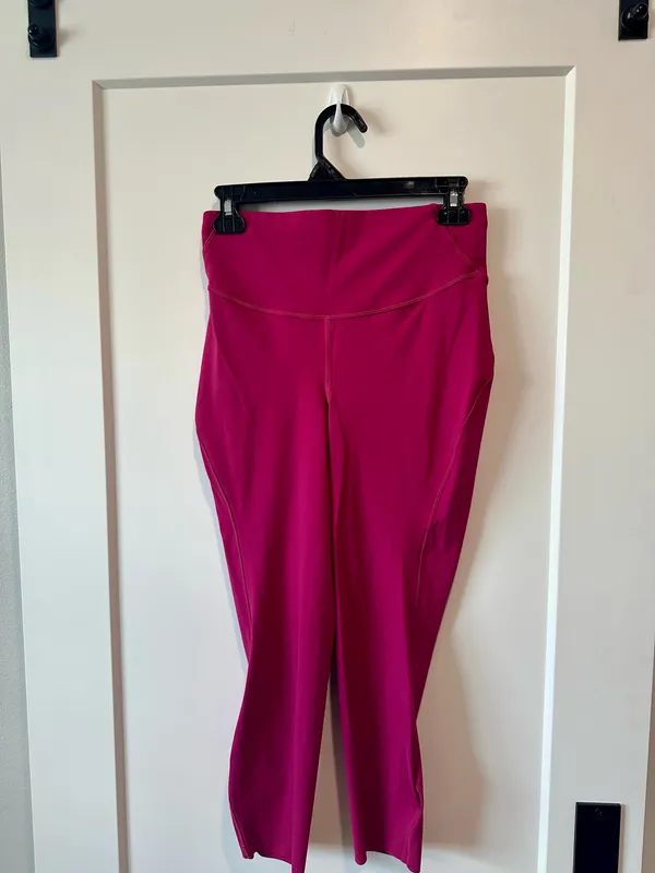 Lululemon Base Pace High-Rise Crop 23" Leggings Pink Size 8 - Image 3