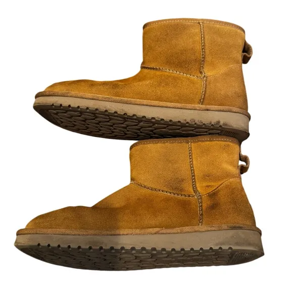 Koolaburra by UGG Chestnut Mini Boots Cozy Winter Core Size 9 - Image 5