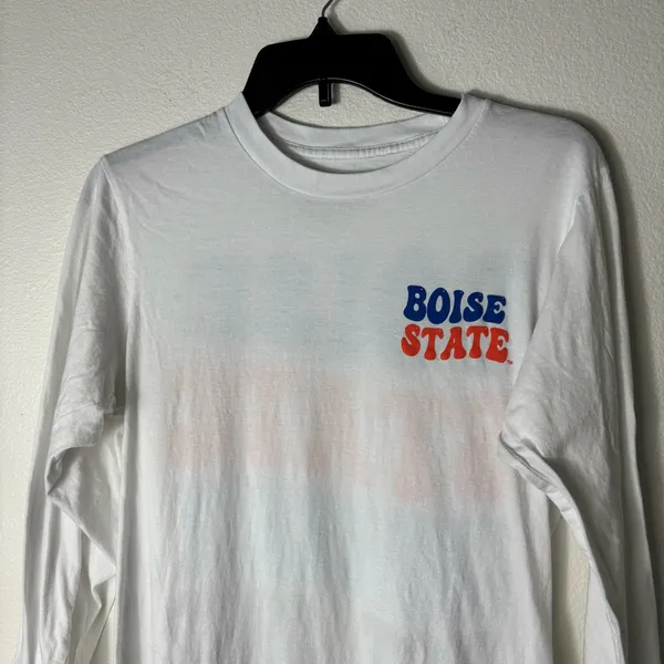 Boise State University Long Sleeve Tee White Ci Sport M - Image 3