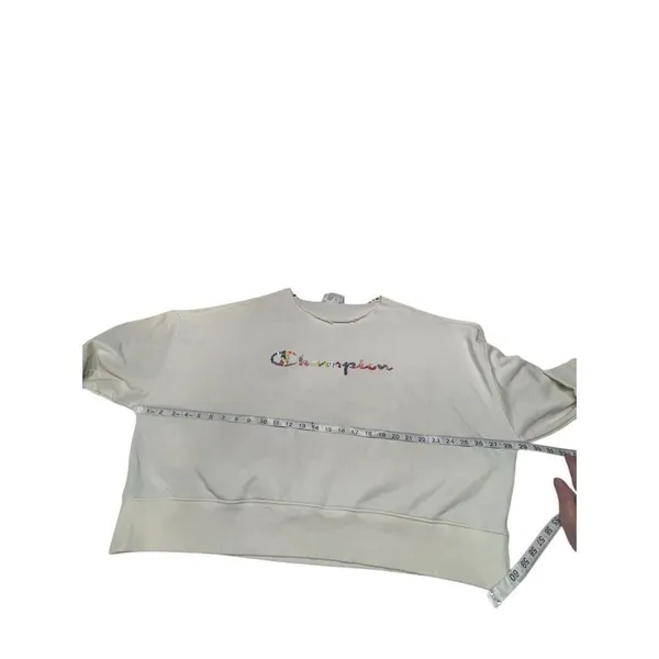 Champion Cream Crop Sweatshirt Sz XL NWOT - Image 2