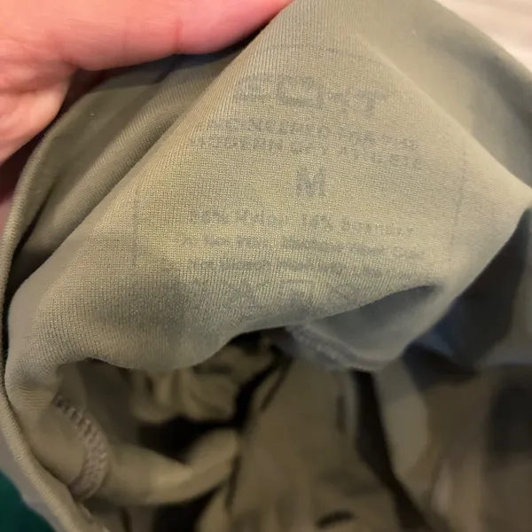 Echt Olive Green Ruched Booty Workout‎ Leggings Size M - Image 3