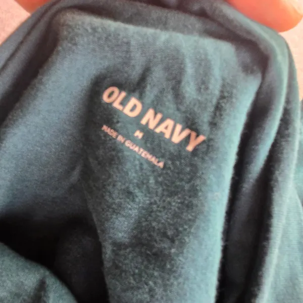 Old Navy NWT Womens Side Ruched Boat Neck Long Sleeve‎ Top Teal Green Medium - Image 4