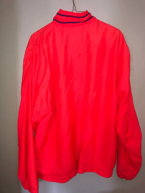 FILA Vintage - Neon Pink Windbreaker Zip Up - Image 4