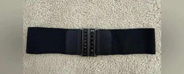 Black waist belt / waist belt / black waist belt - Image 4