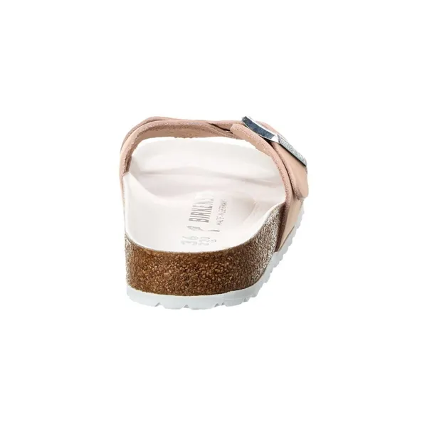 Birkenstock Siena Big Buckle Leather Nubuck Slides Sandals Light Pink Womens 40 - Image 3