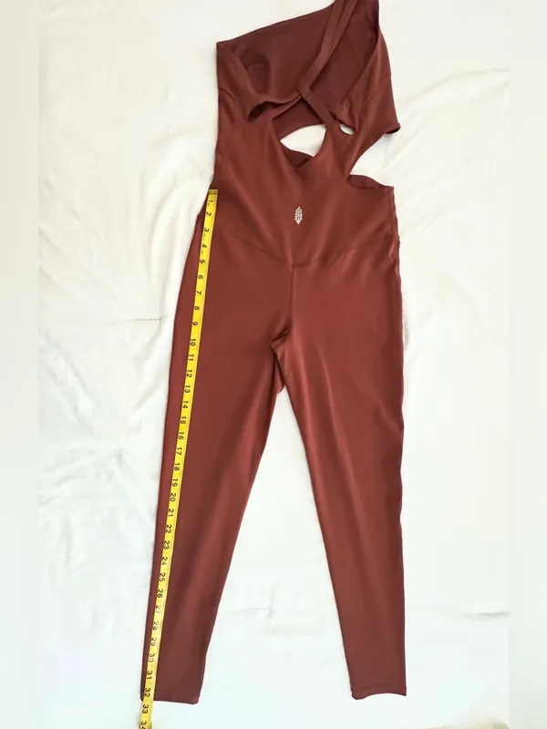 FP Movement by Free People Transcend Limits Onesie – Ginger Spice – S - Image 12