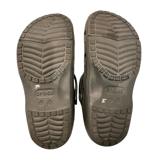 Crocs Classic Clog Women's 10 Slate Grey Includes All Charms‎ Princess Unicorn - Image 9